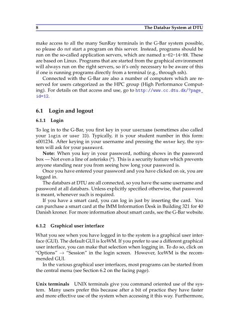 The Databar System at DTU - G-Bar Wiki