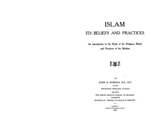 Islam Its Belief and Practices - Radical Truth