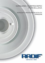 CATALOGO ALBERGHIERO PORCELLANA - Radif