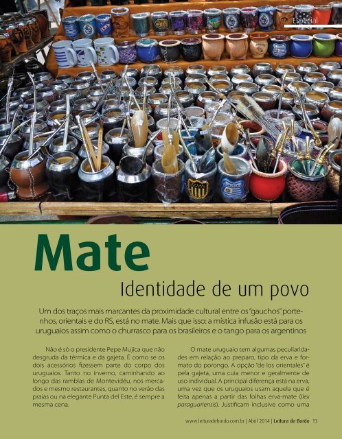Revista Leitura de Bordo - Edição de Abril de 2014