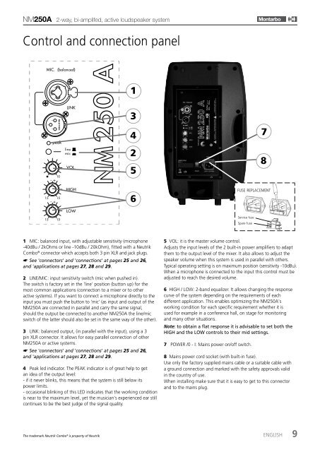 Mode d'emploi - Radio MatÃ©riel