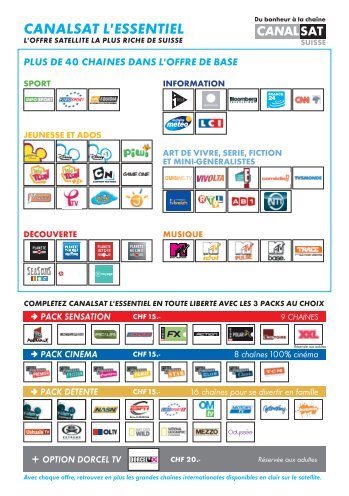 CANAlSAt l'eSSeNtIel