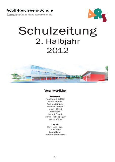 Schulzeitung 2. Hj. 11/12 - Adolf-Reichwein-Schule