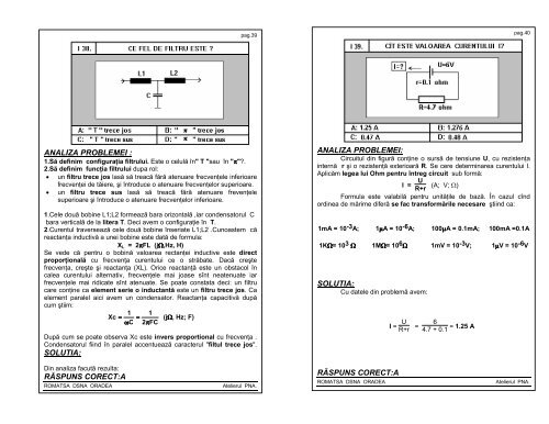 raspuns corect - Radioamator.ro