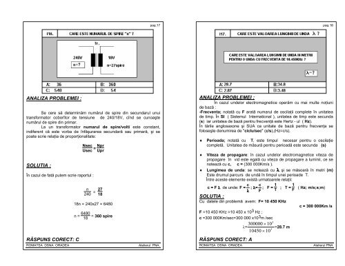 raspuns corect - Radioamator.ro