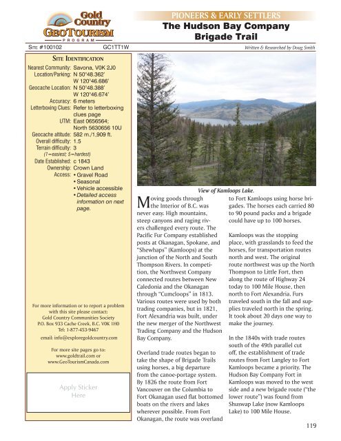 E book Field Guide.indd - Gold Country