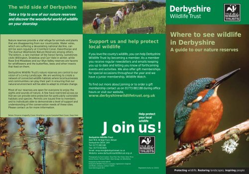 Derbyshire Wildlife Trust nature reserves - thedms