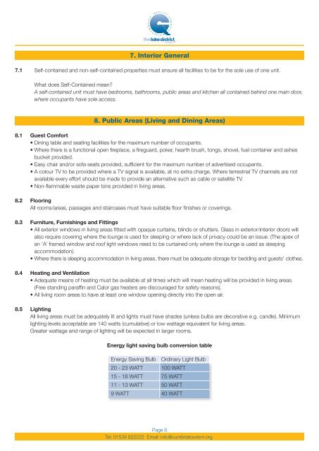 Self Catering Quality Standards - Thedms.co.uk