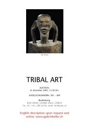 40 TRIBAL ART 297 „Ohne