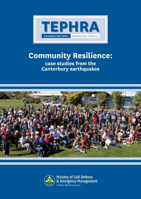 Download Tephra Volume 23 (PDF, 1.33MB) - Ministry of Civil ...