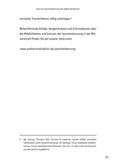 Praxisbuch Transkription - Audiotranskription.de