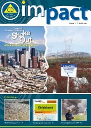 Large-scale disaster recovery - Ministry of Civil Defence and ...