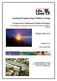Auckland Engineering Lifelines Group - Ministry of Civil Defence ...