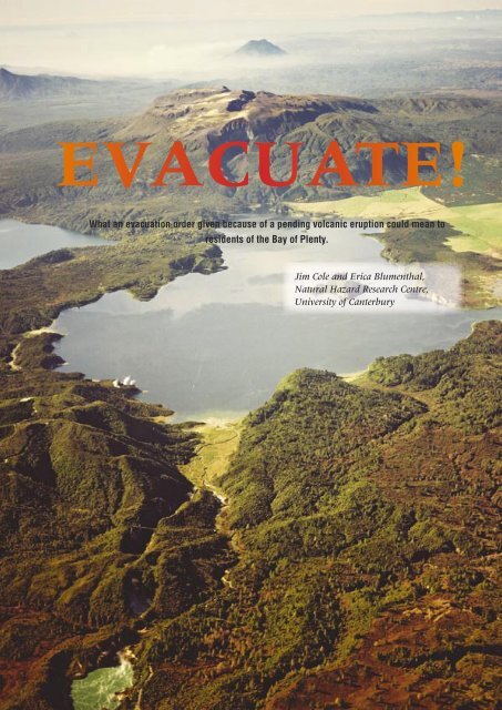evacuate! - Ministry of Civil Defence and Emergency Management