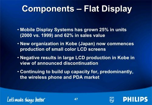 Royal Philips Electronics Annual Results 2000