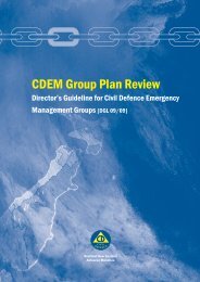 CDEM Group Plan Review - Ministry of Civil Defence and ...