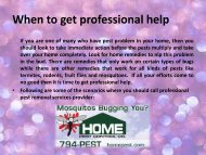 When to get professional help