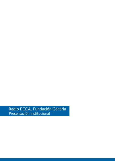 MEMORIA 2009 - 2010 - Radio ECCA