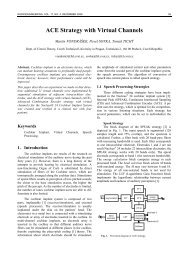 ACE Strategy with Virtual Channels - Radioengineering