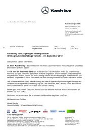 Unimog Kundendiensttage - Auto-Bendig GmbH