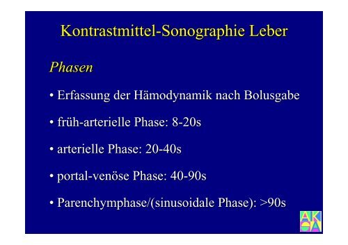 Bildgebung der Leber - Institut für Radiologie, Nuklearmedizin und ...