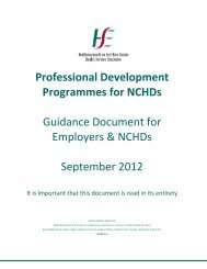 Professional Development Programmes Guidance Document