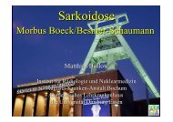 Sarkoidose - Institut für Radiologie, Nuklearmedizin und ...