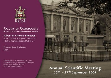 ASM Programme 2008 - Faculty of Radiologists