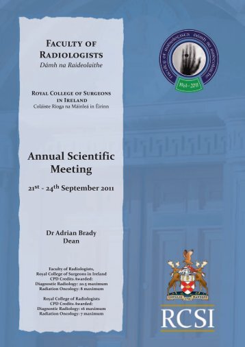 Annual Scientific Meeting - Faculty of Radiologists