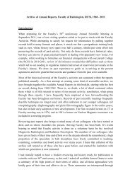 Combined Annual Reports 1968-2010 - Faculty of Radiologists