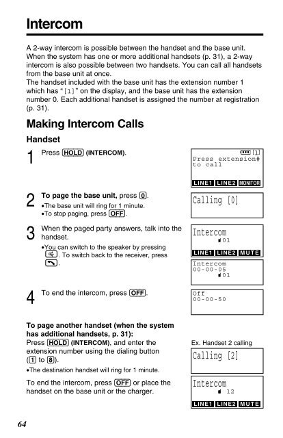 Panasonic 2-Line 2.4GHz MultiTalk Expandable - Radio Shack