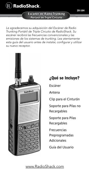 ConfiguraciÃ³n de Trunking - Radio Shack