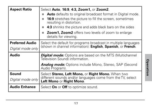 3.5â Portable TV - Radio Shack