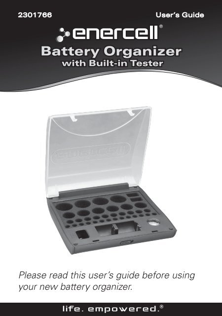 Battery Organizer - Radio Shack