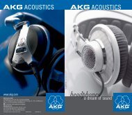 k 71 Hardwired stereo headphones - AudioMaster
