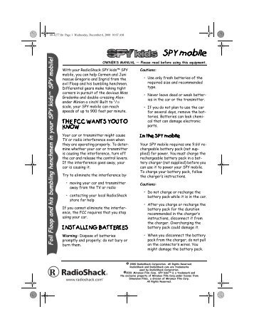 Owner's Manual - Radio Shack
