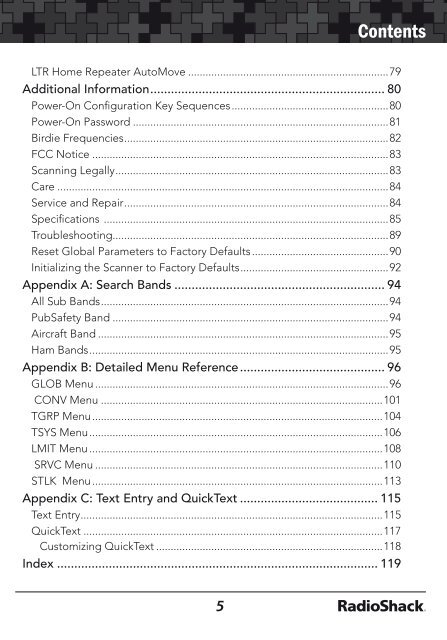 Digital Trunking â Desktop/Mobile Radio Scanner - Radio Shack