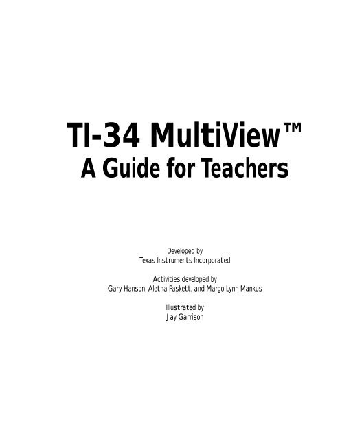 Texas Instruments TI-34 MultiView? Scientific ... - Radio Shack