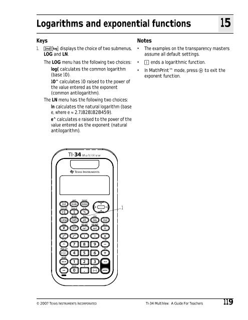 Texas Instruments TI-34 MultiView? Scientific ... - Radio Shack