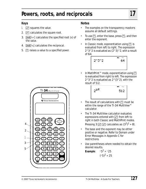 Texas Instruments TI-34 MultiView? Scientific ... - Radio Shack