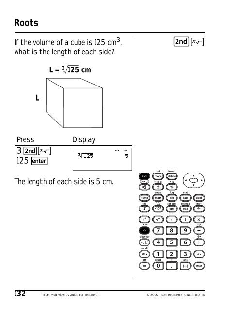 Texas Instruments TI-34 MultiView? Scientific ... - Radio Shack