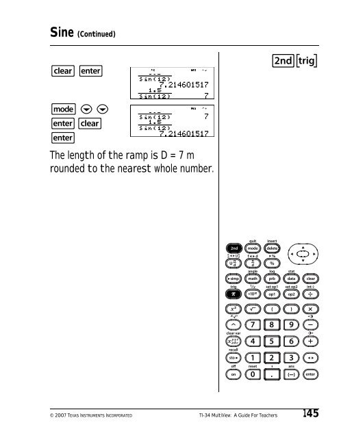 Texas Instruments TI-34 MultiView? Scientific ... - Radio Shack