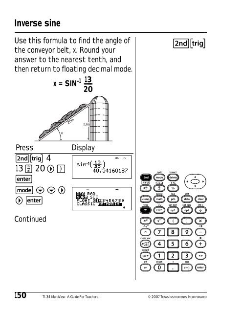 Texas Instruments TI-34 MultiView? Scientific ... - Radio Shack