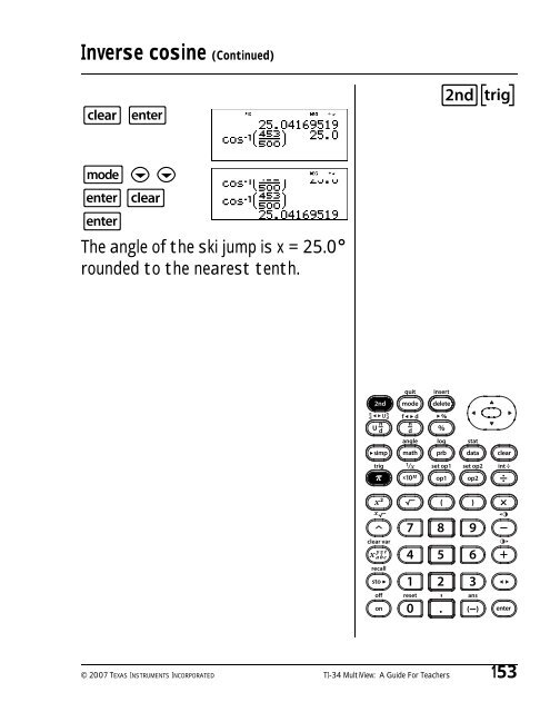 Texas Instruments TI-34 MultiView? Scientific ... - Radio Shack