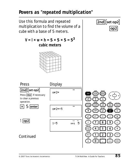 Texas Instruments TI-34 MultiView? Scientific ... - Radio Shack