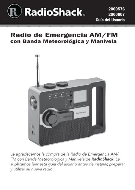 Radio de Emergencia AM/FM - Radio Shack