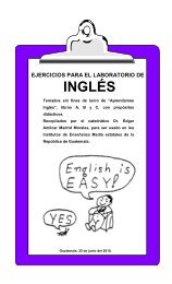 EJERCICIOS PARA EL LABORATORIO DE INGLES - Radio Verdad