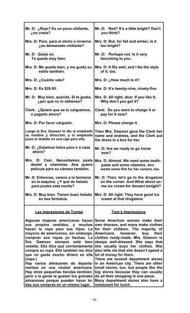 EJERCICIOS PARA EL LABORATORIO DE INGLES - Radio Verdad