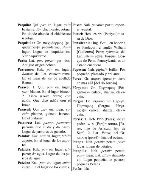 Enciclopedia EtimolÃ³gica AcadÃ©mica Contenido de ... - Radio Verdad