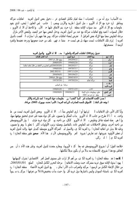 El-BAHITH REVIEW Number 06 _ University Of Ouargla Algeria